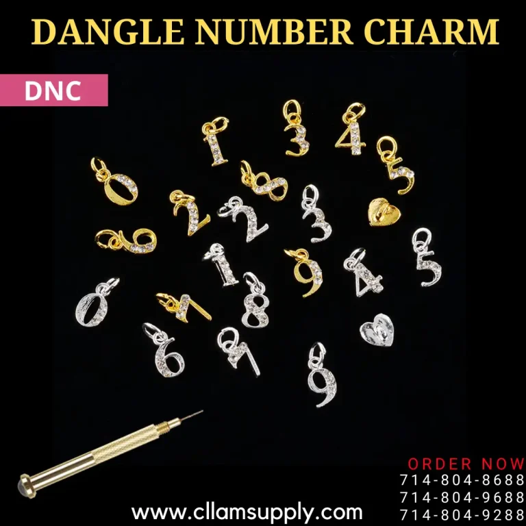 DANGLE NUMBER CHARM