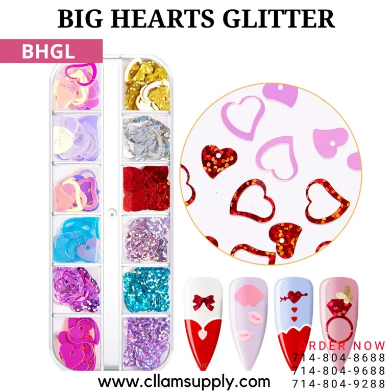 Big Heart Glitter/Sequin