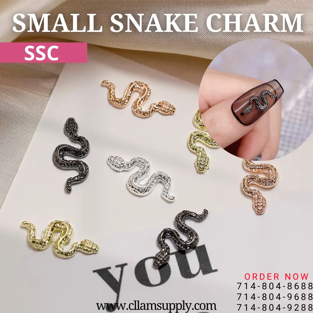 SMALL SNAKE CHARM | 100pcs/bag