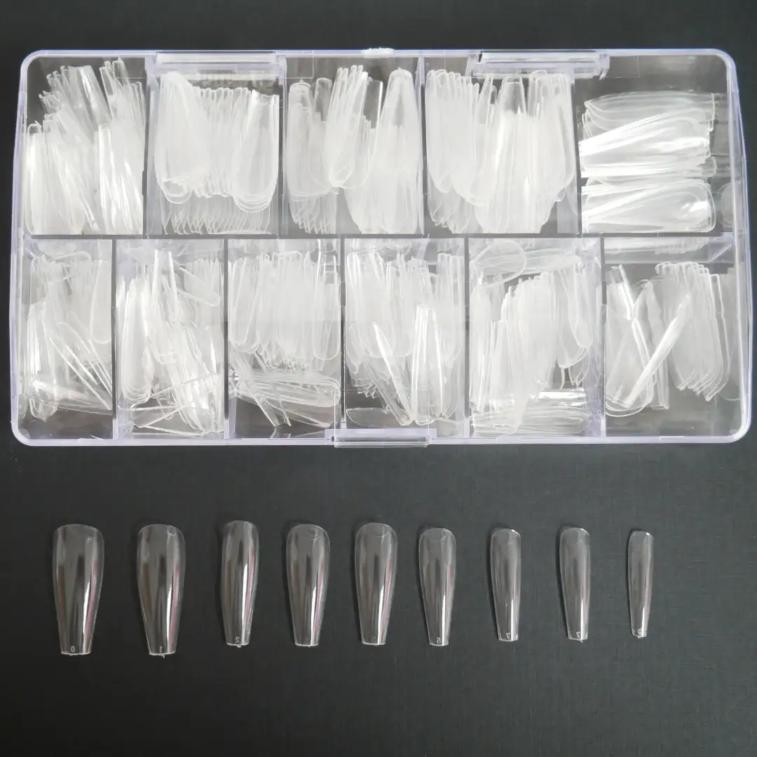 Gel Up Tip Coffin Shape (for Practice)