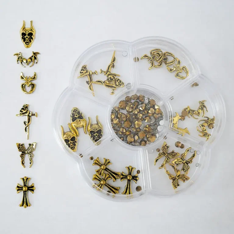 Halloween Multishaped Golden Charms