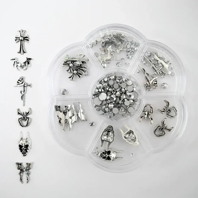 Halloween Multishaped Silver Charms