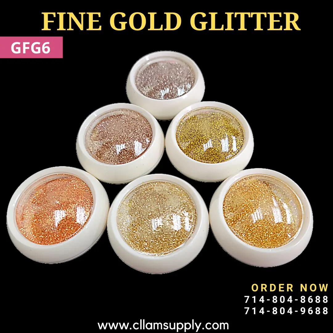 Fine Gold Glitter | Set 6