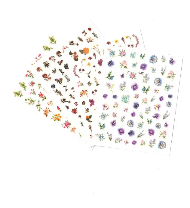 FLOWER STICKERS NSFL4B