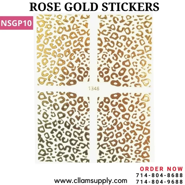 GOLD PRINT STICKERS 10 | NSGP10