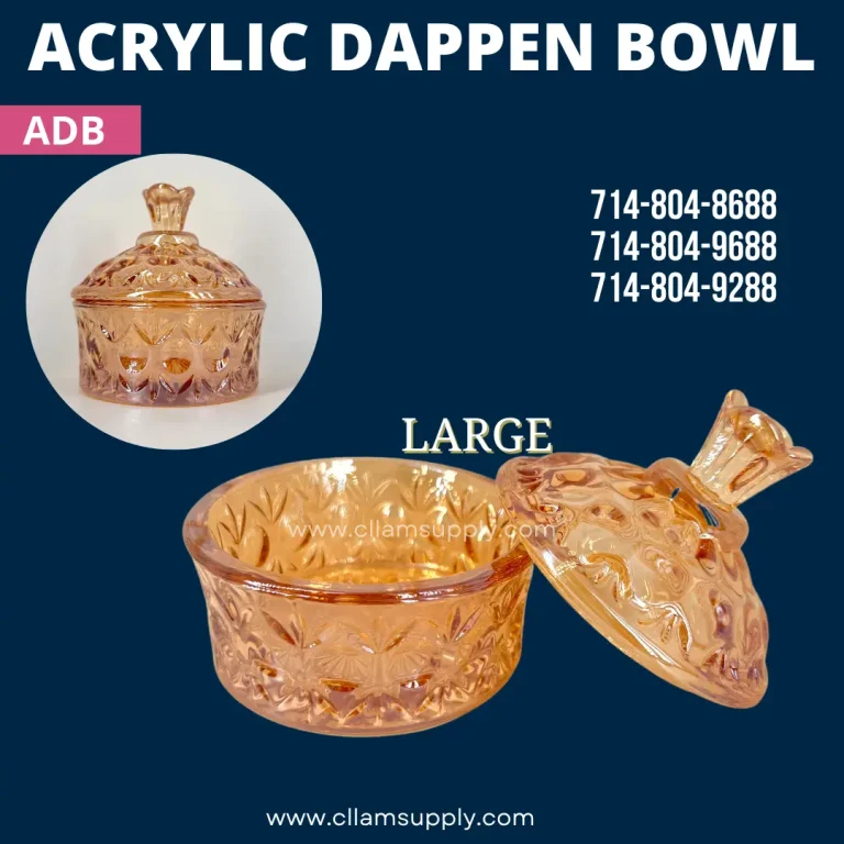 ACRYLIC DAPPEN DISH GLASS