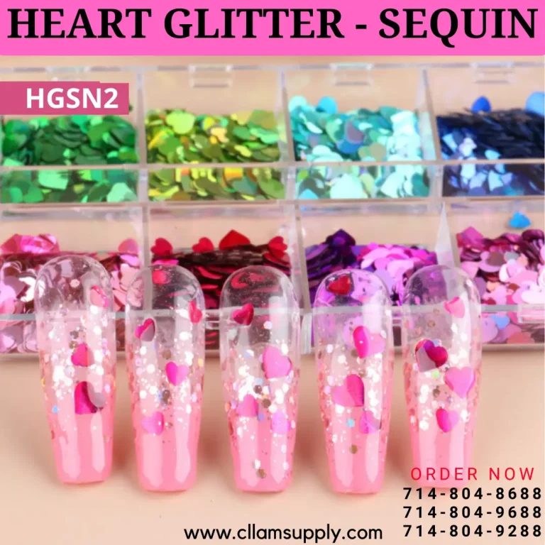 Heart Glitter/Sequin - Mixed Size