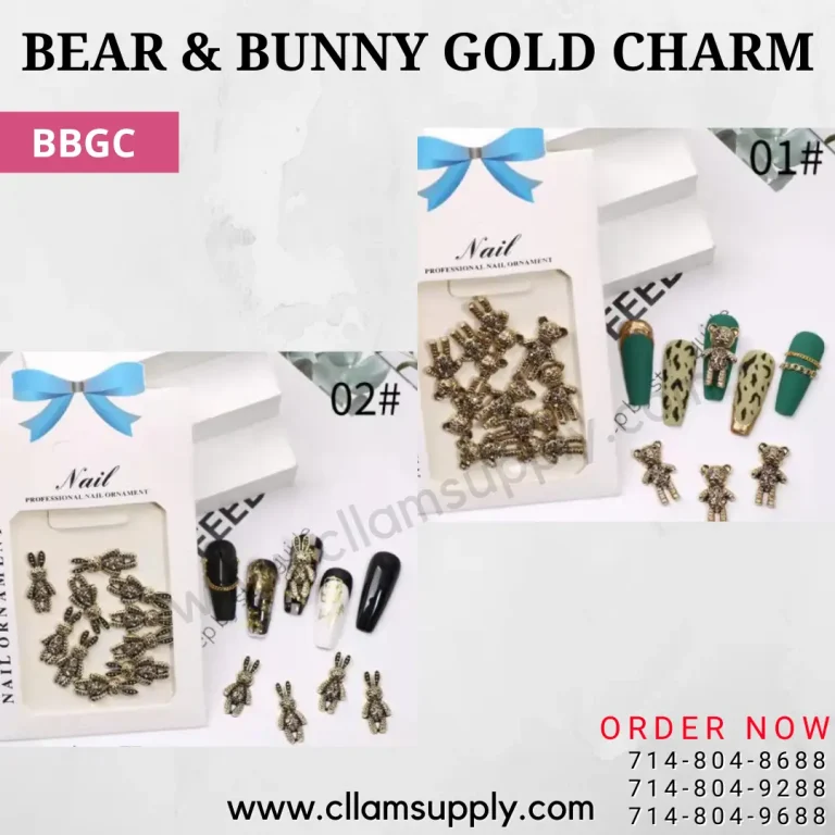 BEAR & BUNNY GOLD CHARM