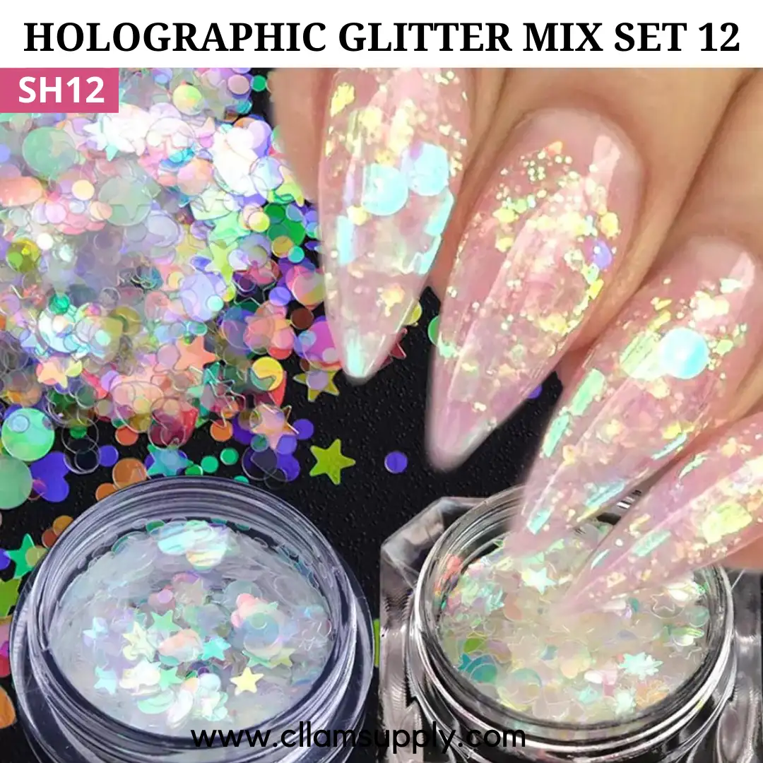Holographic Glitter Mix | Set 12