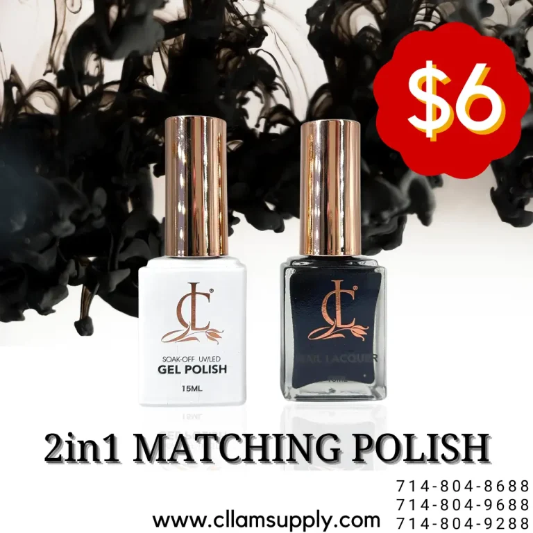 2in1 MATCHING GEL & LACQUER | BLACK