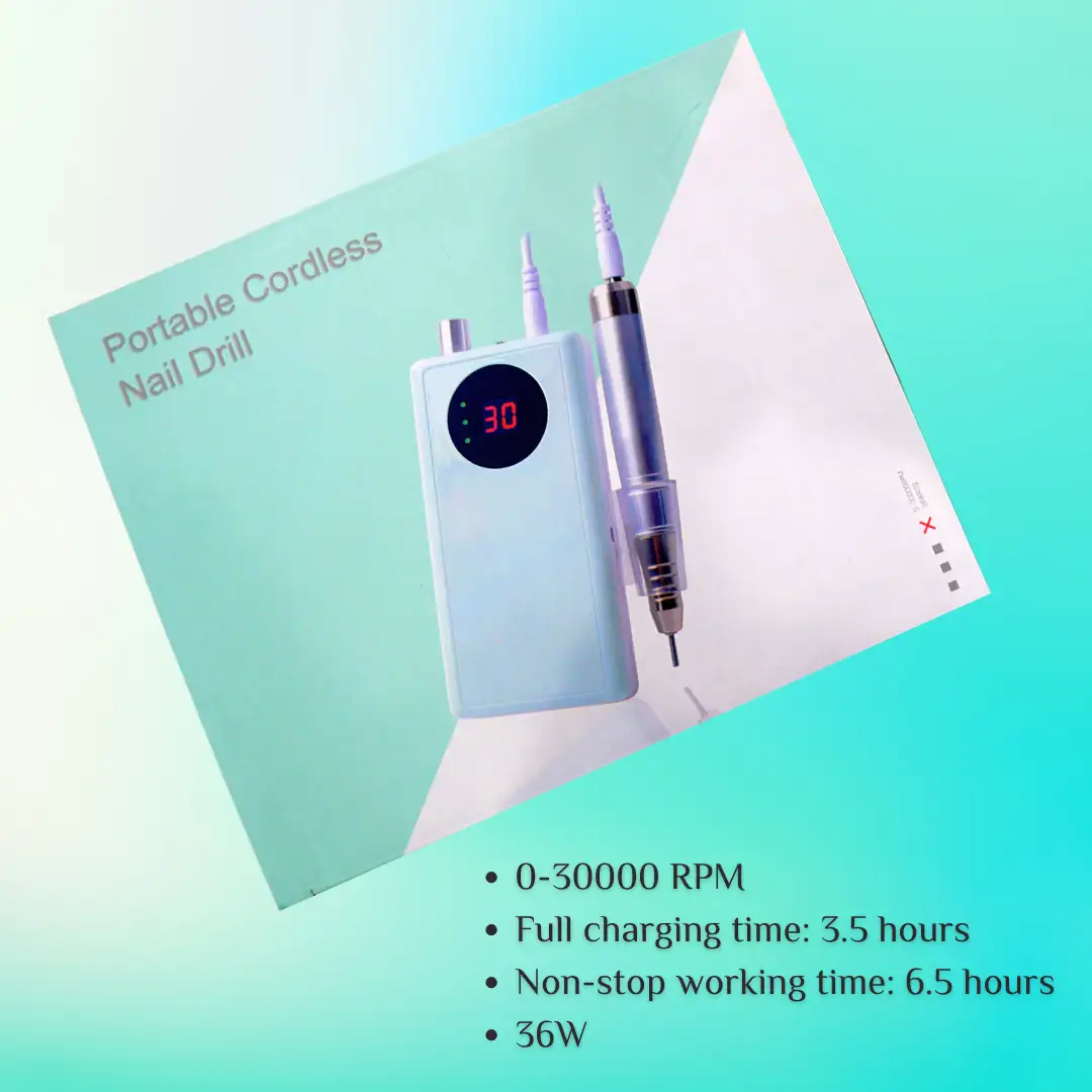 Portable Cordless Nail Drill 2