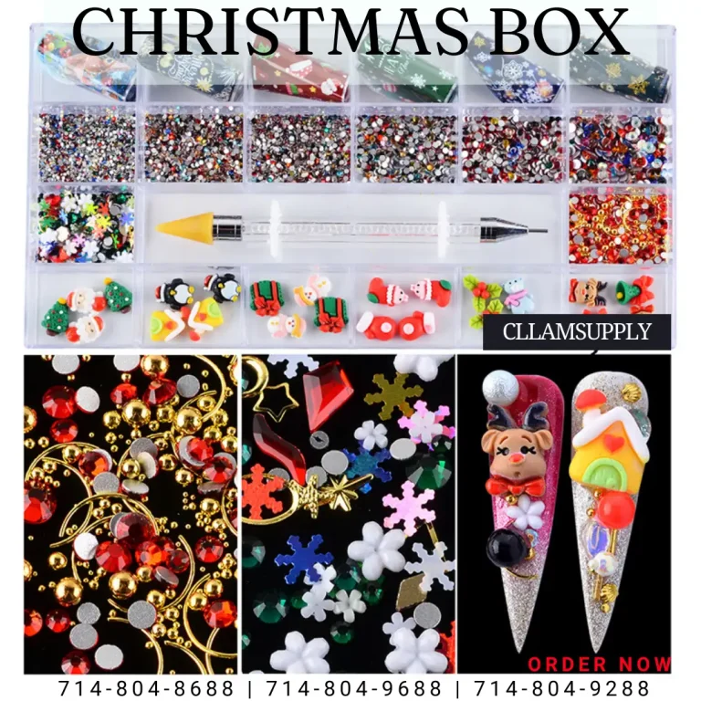 Christmas Box - Nail Art Design