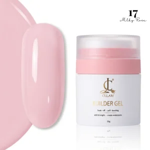 HEMA/TPO-Free Builder Gel 30g Jar - Milky Rose 17