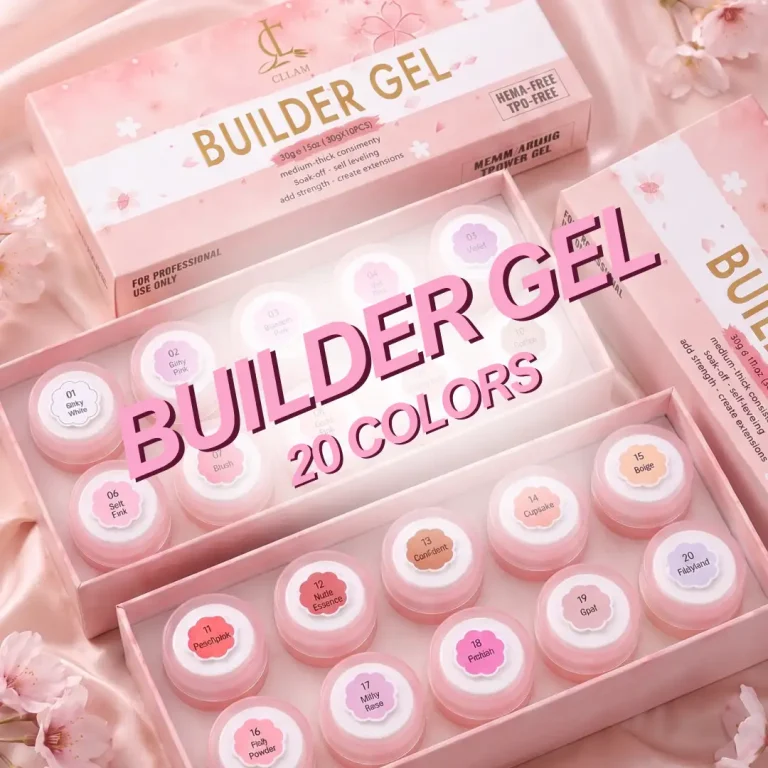 Hema/TPO-Free Builder Gel Jar Set 20 Colors