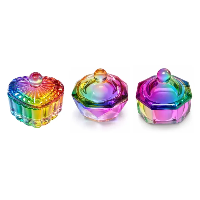 Rainbow Dappen Dish