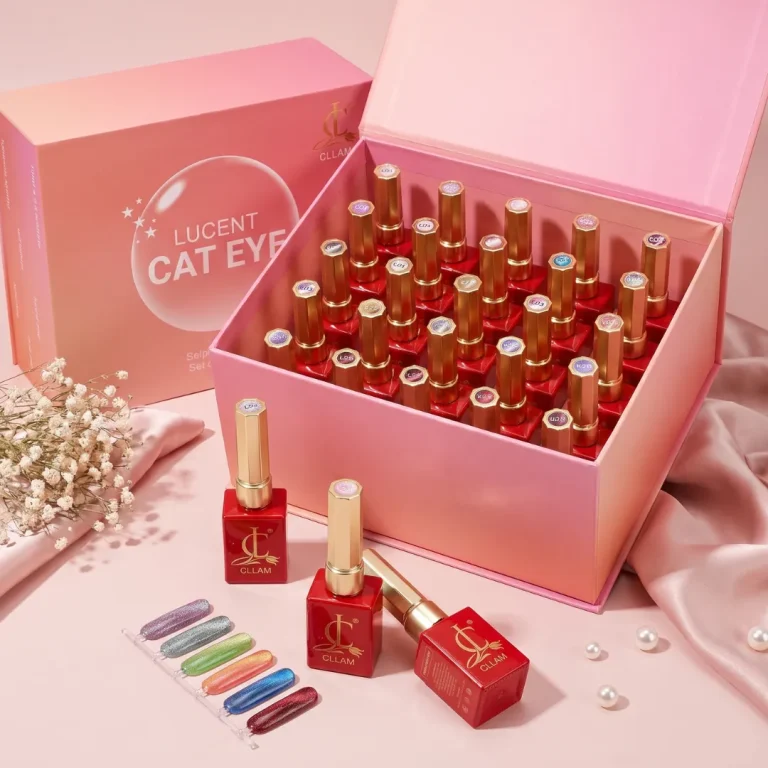 HEMA/TPO-Free Lucent Magnetic Cat Eye Gel Polish Set – 25 Colors